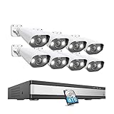 16CH 8MP 5MP POE Sicherheit Überwachung Kamera System Kit AI Menschlichen Erkennung 2 Weg Audio 4K IP CCTV Video NVR Set Gute BildqualitäT(8MP 12pcs Cameras)