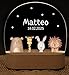 Produktbild wunderwunsch - Personalisiertes Nachtlicht für Babys - Individuelle Nachttischlampe für Kinder - Personalisierte Geschenke Kinder - Babygeschenk - Geschenk zur Geburt