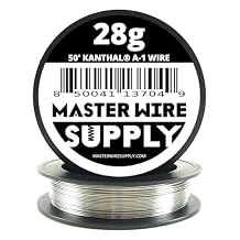 Kanthal A1-50 - 28 Gauge Wire - 50ft - 0.32mm - 0.013in - Master Wire Supply