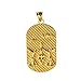 PAMTIER Collana d'oro Donne Ragazza Disco Moneta 12 Costellazione Segno Astrologia Stella Ciondolo Collana Libra