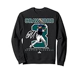 Number and Portrait JP Crawford Seattle MLBPA Sweatshirt