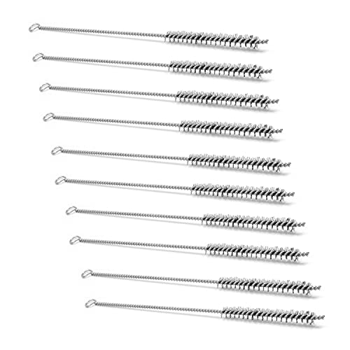 Image of Utoolmart Steel Wire Cleaning Brush, Spiral Power Tube Cleaning Tool, Bottle Brush, 0.5-inch Diameter 12-inch Length, 10pcs