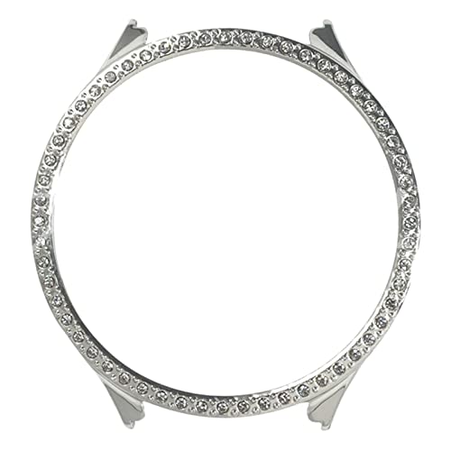 Yoetaun Fashion Single Rows PC Bumper for Galaxy-Watch 5 40mm for Smart Watch Women Bling Thin Cover Accessories Protective Case Screen Protector Cute Holder Dustproof Hard Shell Shockproof Pc