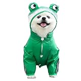 Maravilloso regalo: asegúrate de que tu amigo peludo se mantenga seco y elegante en los paseos con nuestro impermeable para perros. El divertido diseño de rana es perfecto para días lúgubres. Regala el regalo perfecto a los amantes de los perros con este accesorio imprescindible.