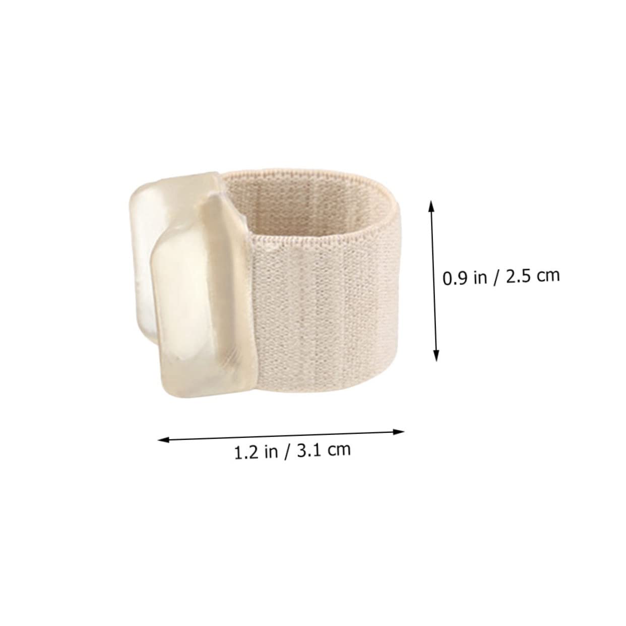 BUTIFULSIC 4 Pairs Separator Big Joint Protector Foot Protectors for Feet Big Straightener Big Thumb Padded Sleeve Bunion Separators Foot Care Supplies Sebs