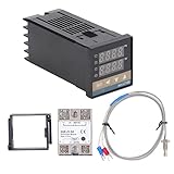 PID-Temperaturregler-Kit, 100 V-240 V REX C100 Temperaturregler, einfach zu bedienen, hohe Genauigkeit für Hühnerstall für die chemische Industrie(#1)