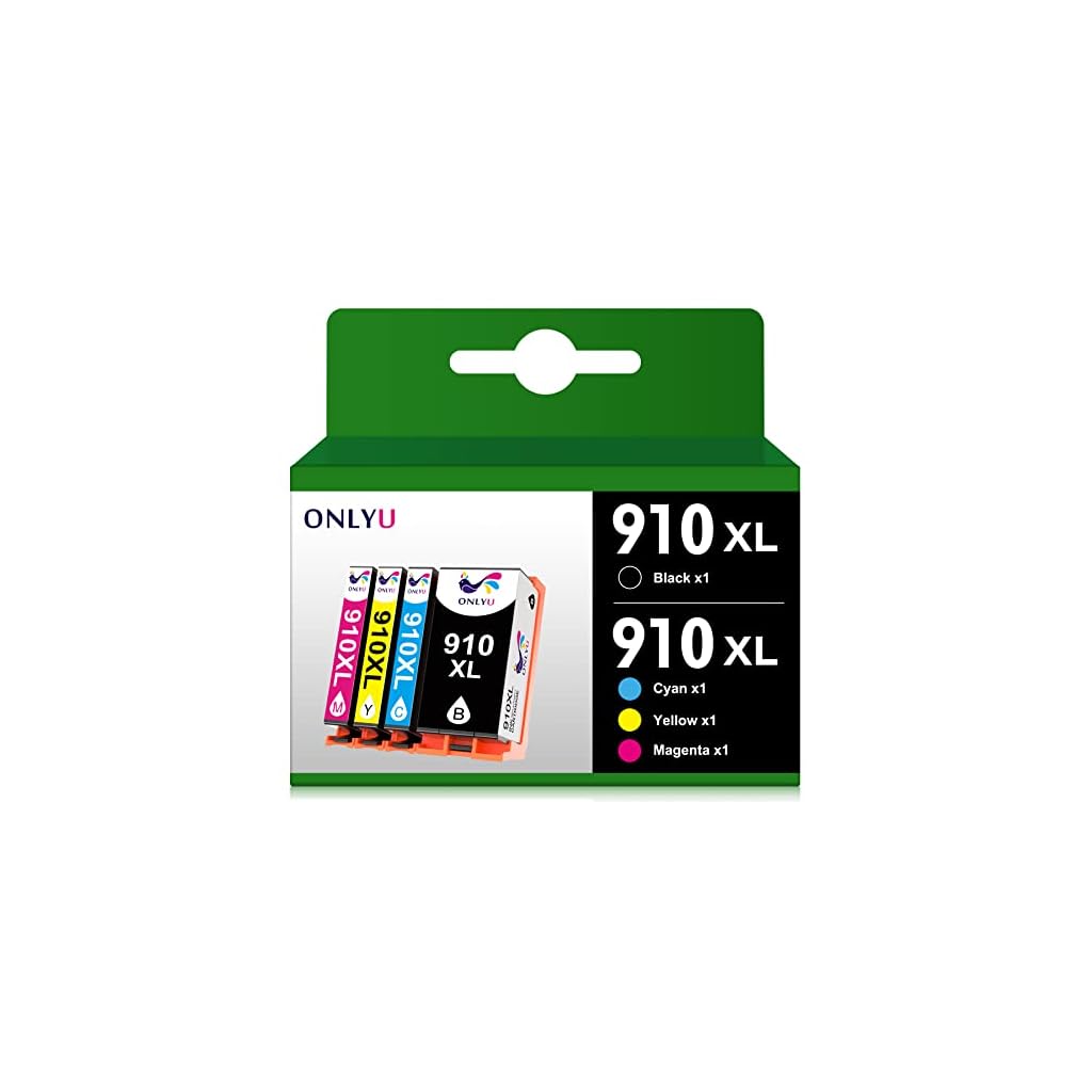 910XL-Ink-Cartridges-for-HP-Printers-Replacement-for-HP-910-Ink-910XL-Compatible-with-OfficeJet-Pro-8025-8020-8035-8028-8010-8015-8018-8022-Printer-4-Pack-HP-910-XL-Ink-Cartridges-Combo-Pack