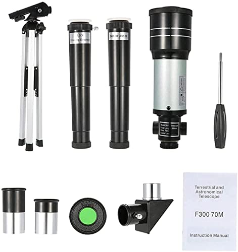 Telescopio astronómico refractor con trípode portátil y aumento 150X miniatura 4
