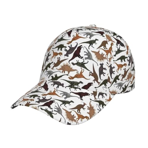 Luckily&Day Trotting - Gorra de béisbol con revestimiento plano con estampado de patas, sombrero de papá, accesorio de moda ajustable, deportivo, casual, para mujeres, hombres y niñas, negro, talla