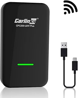 Carlinkit 3.0 Wireless CarPlay Adapter 2023 Wireless CarPlay Dongle for Cars with Factory Wired CarPlay (Car Model: After 2015), Compatible with iPhone iOS 10 Above