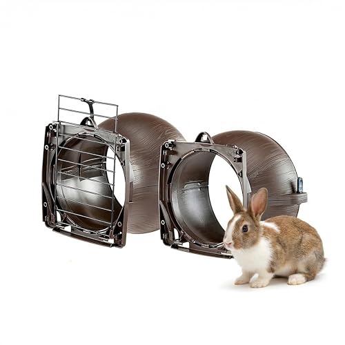 Ferplast Kit de 2 raccords universels Metro' Junction pour Tunnels et habitats pour Lapins Metro' – Adaptable aux Cages et Maisons Metrò Ø27×22 cm