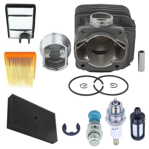 Kit filtre à air carburant et cylindre de 49mm haute compression pour scie à découper 4223 020 1200