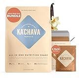 Ka’Chava Whole Body Meal Shake Bundle – Vanilla 2lb Bag + Chocolate Travel Sachets (5 Servings) – Vegan Protein Powder with 85+ Superfoods – Gluten Free Plant-Based Meal Replacement