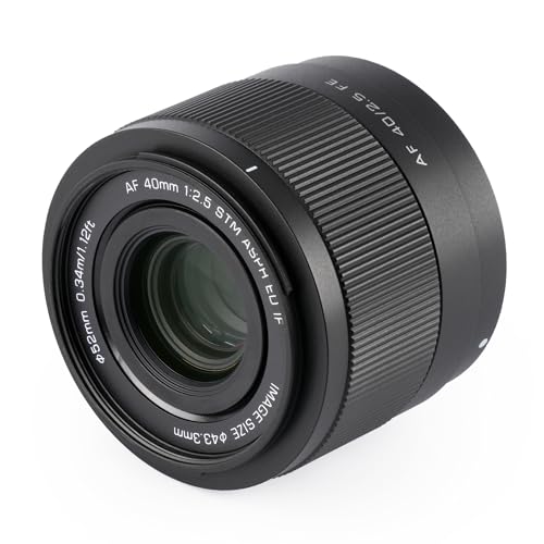 Image of VILTROX AF 40mm f2.5 FE Full Frame Lens for Sony, 40mm f /2.5 Prime e Mount Lens for Sony a7cr a7ii a9iii a7cii a7rv a6700 a7iv a7iii ZV-E10 II a6600 a6400