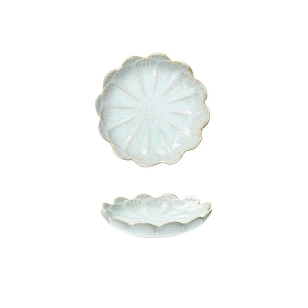 YANGJINGOZ-2025 Ciotolina da tavola Piatto in ceramica, piatto for salse, for sushi, for salsa di soia, for snack da tavolo Bol per salsa(Bianco)