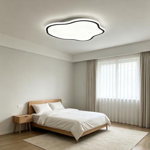 Lámpara de techo moderna de montaje empotrado negro regulable para iluminación interior 6