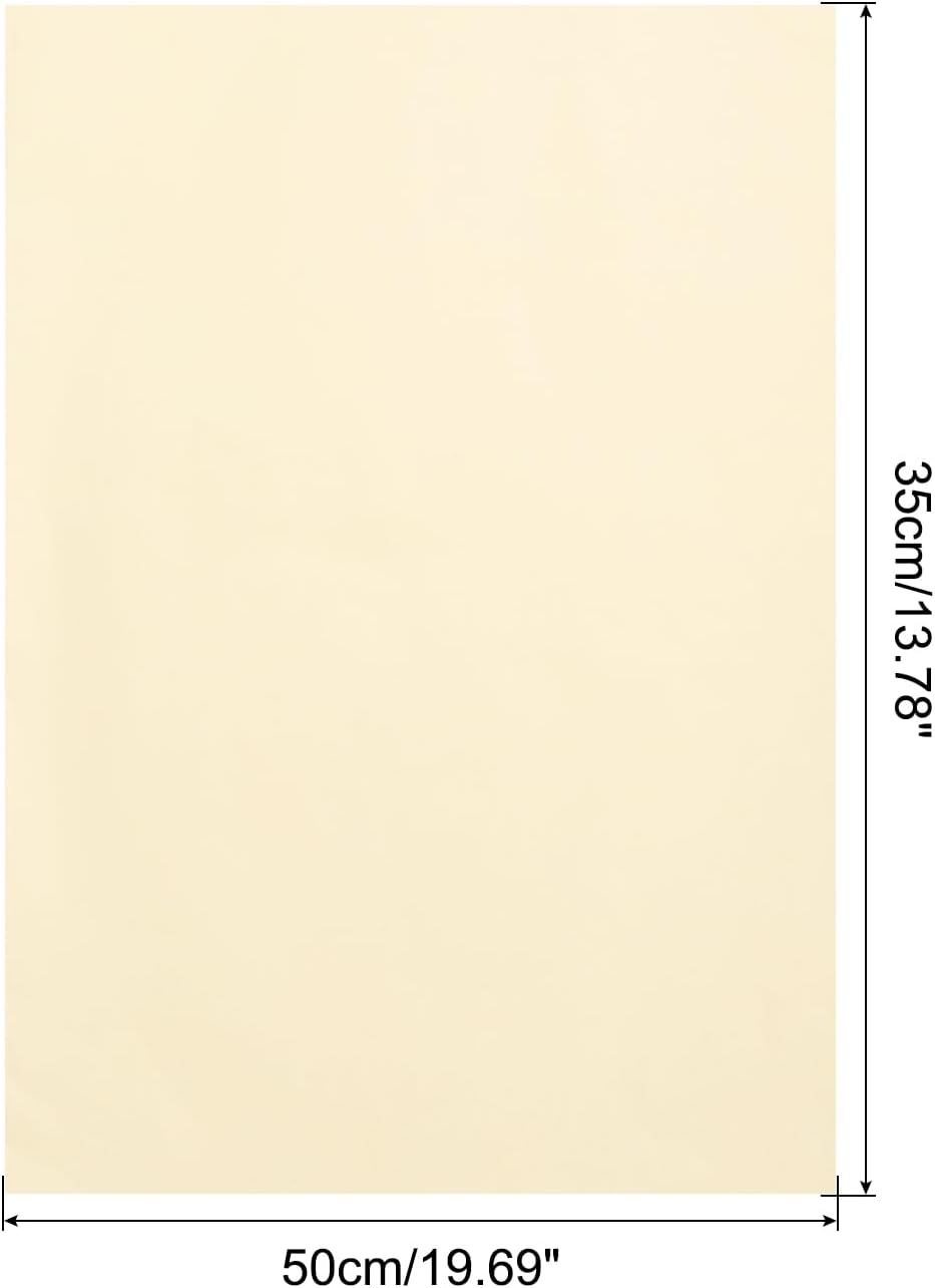 MECCANIXITY 50 Sheets Light Yellow Tissue Paper 20x14 Inch Tissue Gift Wrapping Paper for Florist Bouquet Supplies,DIY Crafts Birthday Holiday Decoration