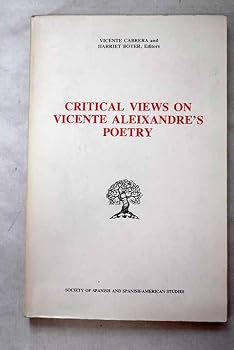 Paperback Critical views on Vicente Aleixandre's poetry Book