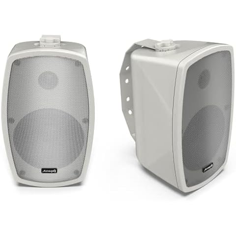 Audibax Ambient 5 White - Altavoces Pasivos de Estantería HiFi Cover