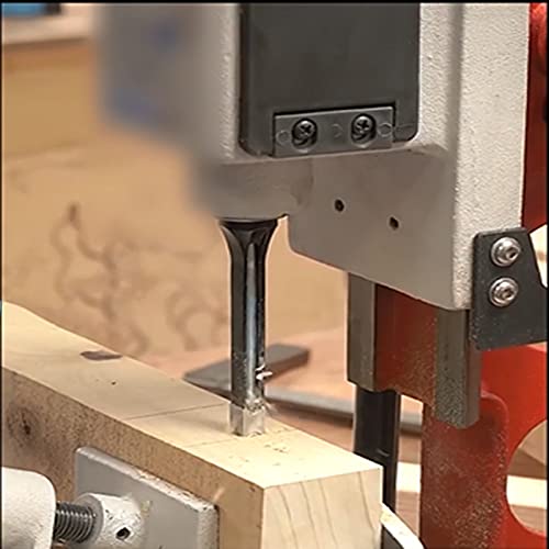 Ironwalls Square Hole Drill Bits For Wood, 7Pcs Sharp Steel Mortise Chisel Set Square Saw Hole Drilling Tool For Woodworking, 6/25”, 1/4”, 5/6”, 3/8”, 2/5”, 1/2”, 9/16” Mortising Machine Bits #TOP6