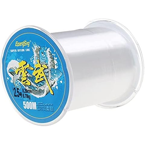 Anlising Hilo de pesca de nailon transparente de 500 metros Cover