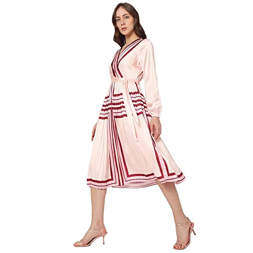 Image of VERO Moda Midi Wrap Dress for Women