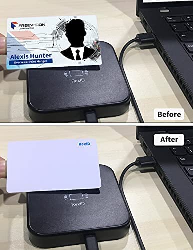 Lecteur RFID RexID Decoder 125 kHz encodeur de proximité pour carte d'accès format H10301 26 bits