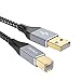 Produktbild PIPIKA USB Druckerkabel 2M, Scanner Kabel 2.0 USB A auf USB B Drucker USB Kabel Typ B USB Kabel Kompatibel mit HP, Canon, Dell, Epson, Lexmark, Xerox, Brother, Samsung usw(Grau)