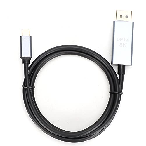 Cable USB-C a DisplayPort 8K con conectores chapados en oro
