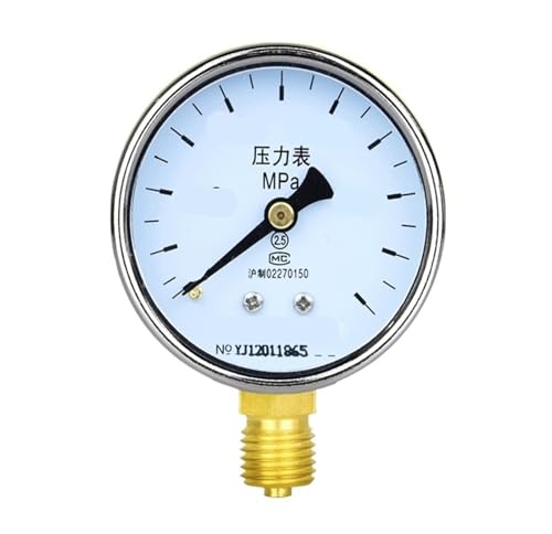 Manomètre de pompe à eau radiale Y-60 pour mesure de vide 0-1.6MPA