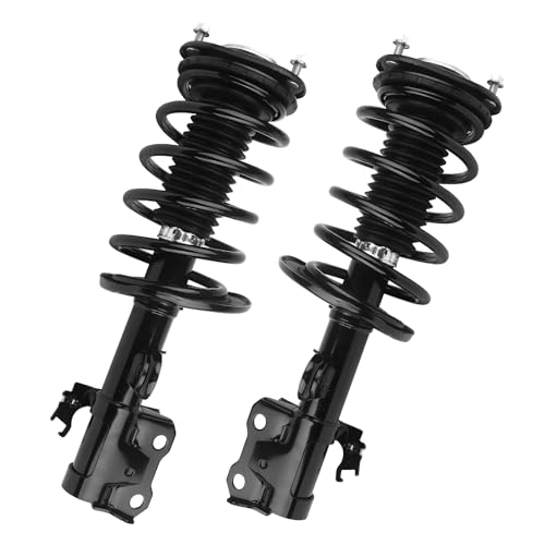 KUSATEC Front Pair Complete Struts Shock Absorber fit for 2010-2015 Toyota Prius; 172689 172688 Left/Right Struts with Coil Spring Assemblies