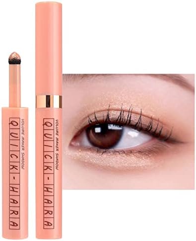 CORINGCO Shimmer Glitter Eye Maker Volume Eyeshadow Stick Quick-Hara Glitter Eye Makeup K-Beauty #02 Dazzling Noon Long Lasting Sparkle Glow Light