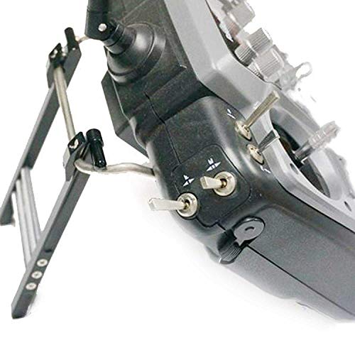 USAQ Universal RC Transmitter Stand CNC Aluminum for Drone Radios (Blue)