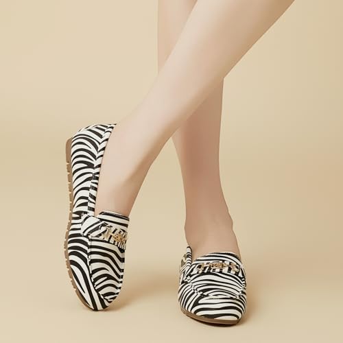 Image of Women's Loafer Shoes Leisure Slip On Work Shoes Comfort Walking Flats