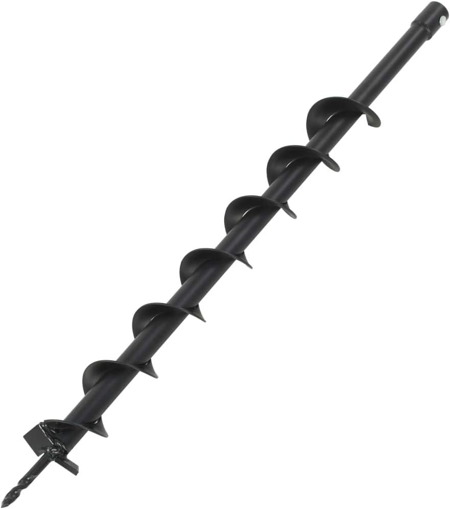 vidaXL Auger Drill Steel 2.4", Auger Drill bit, Drill bit, Ground Drill bit, Auger Drill bits, Drill bits, Ground Drill bits
