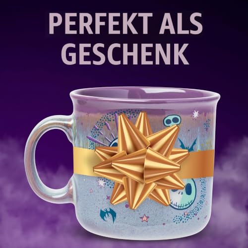 Silver Buffalo Disney Nightmare Before Christmas Mystic Opulence Reactive Glaze Keramik Camper Tasse, 590 ml – Ansicht 6