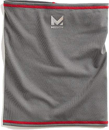 Mission HydroActive MAX Fitness Multi-Cool, Charcoal/Tango Red, One Size