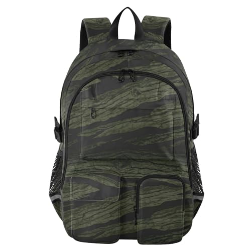 Mochila de oficina verde oscuro ideal para llevar la laptop al trabajo cada mañana