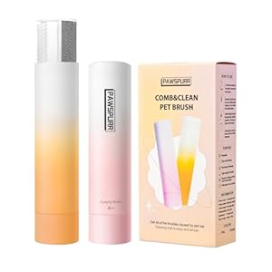 2 Pack Pet Hair Remover, Pet Hair Removal Tool for Small Dog Cat, 2 In1 Pet Hair Grooming & Removal Brush, Portable Lint Remover Brush for Clothes, Couch, Furniture