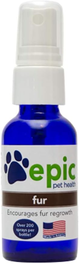 Fur - All Natural Liquid Supplement for Faster Hair Regrowth Due to Surgery or Illness - Apply Directly to Body and Put in Food & Water for Fastest Results - Multivitamin (2 oz Spray)