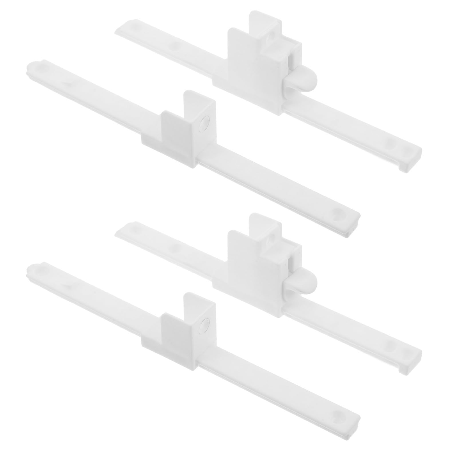 Conector de riel para barandilla de cama anti deslizante blanco 8