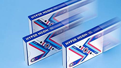 Miniatura 3 de Murphy's Magic Supplies, Inc. Riffle Shuffle - Juego de cartas de medio ladrillo (6 cubiertas) HYPER NEON