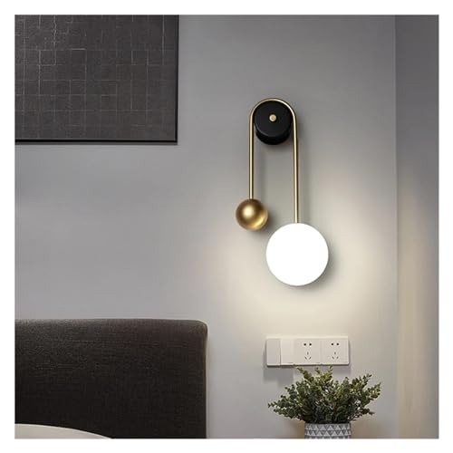 Applique murale nordique LED blanc chaud modèle droit pour salon et couloir