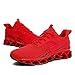 Mens Walking Running Shoes Casual Fashion Tennis Sneakers Blade Comfort Non Slip Work Athletic Sport Red