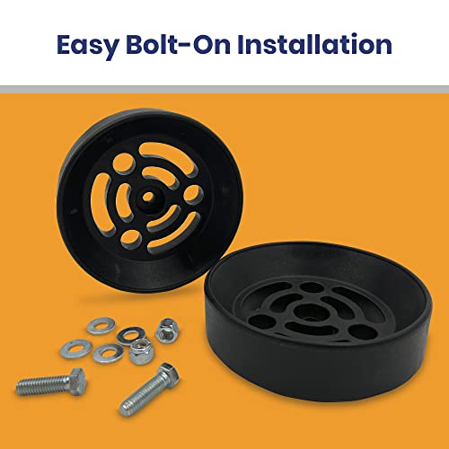 Image of TORQUE Airbag Air Bag Spring Cradle for 6 inch Diameter Convoluted Bellow Style Air Bags, Torque and Firestone Air Spring Suspension Kits (Replaces Daystar KU09140BK) (TR3004)