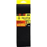 3M 99266NA Sanding Belt Coarse 50-Grit, 3 by 21-Inch, 5-Pack