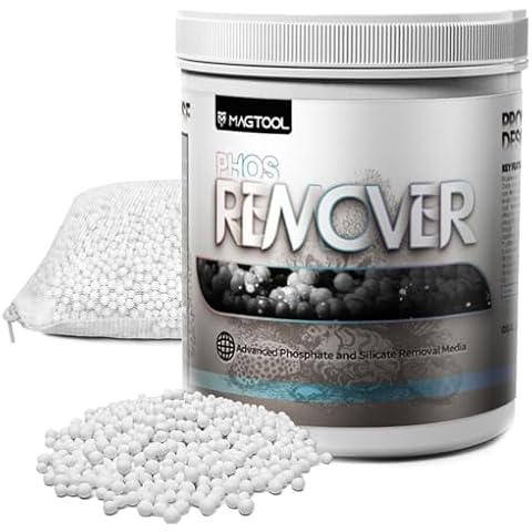 MagTool 1000ml Advanced Phosphate and Silicate Remover Aquarium Filter Media, Ideal for Saltwater Tank Cover