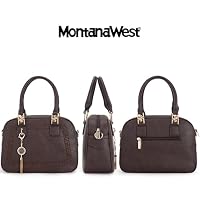Montana West Crossbody Satchel Bag Small Top Handle Purse Barrel Handbag Tote Hobo Designer Gift MWC-S041CF — image 7