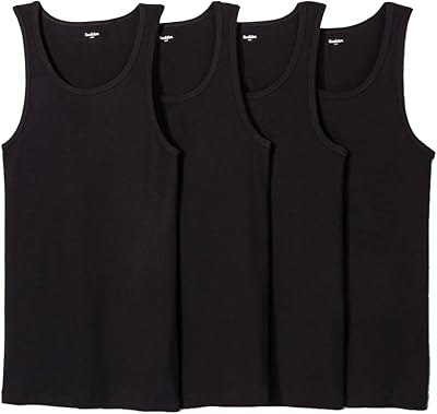Goodfellow & Co Mens 4pk Ribbed Tank Top -