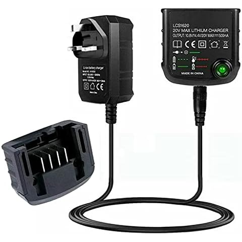 LithiumIon Battery Charger Replacement LCS1620 for Black & Decker 14.4V 18V 20V Lithium Ion Battery LLBXR20 LBXR20-OPE LB20 LBX20 LBX4020 LB2X4020 LBXR2020-OPE BL1514 LBXR16 Cover